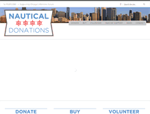 Tablet Screenshot of nauticaldonations.org